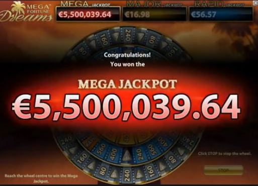 Mega jackpot €5 500 039,64